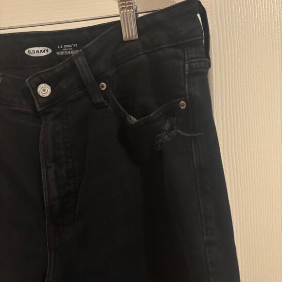 Old Navy OG High Rise Straight Distressed Jeans - 10 Lot of 2 - Picture 3 of 5